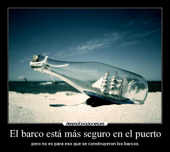 carteles vida barcos desmotivaciones