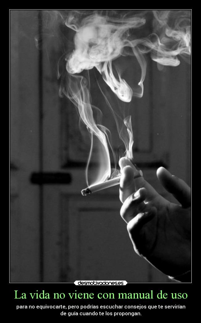 La vida no viene con manual de uso -