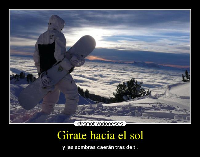 Gírate hacia el sol - 