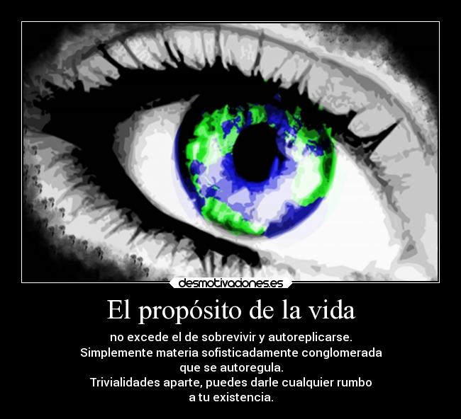El propósito de la vida -