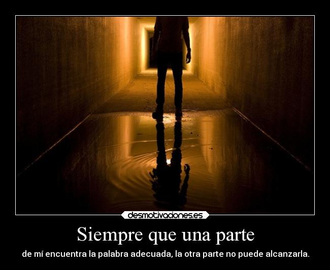 Siempre que una parte -