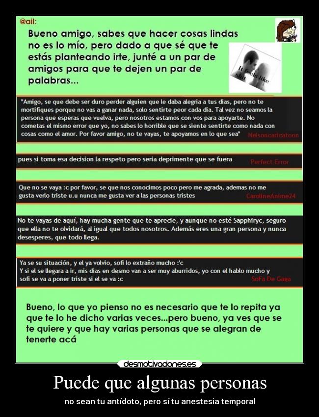 Puede que algunas personas - 