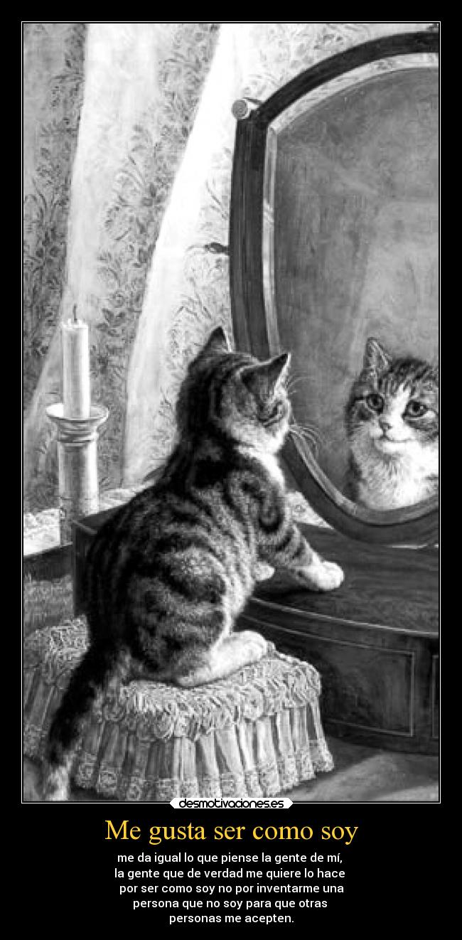 Me gusta ser como soy -