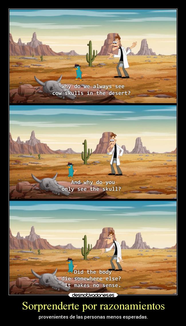 carteles vida phineas ferb perry doctor impronunciable disney lll fede28 desmotivaciones