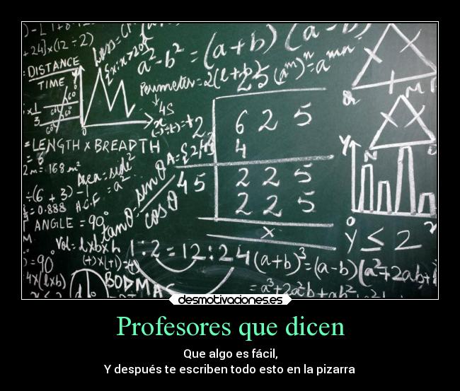 Profesores que dicen -