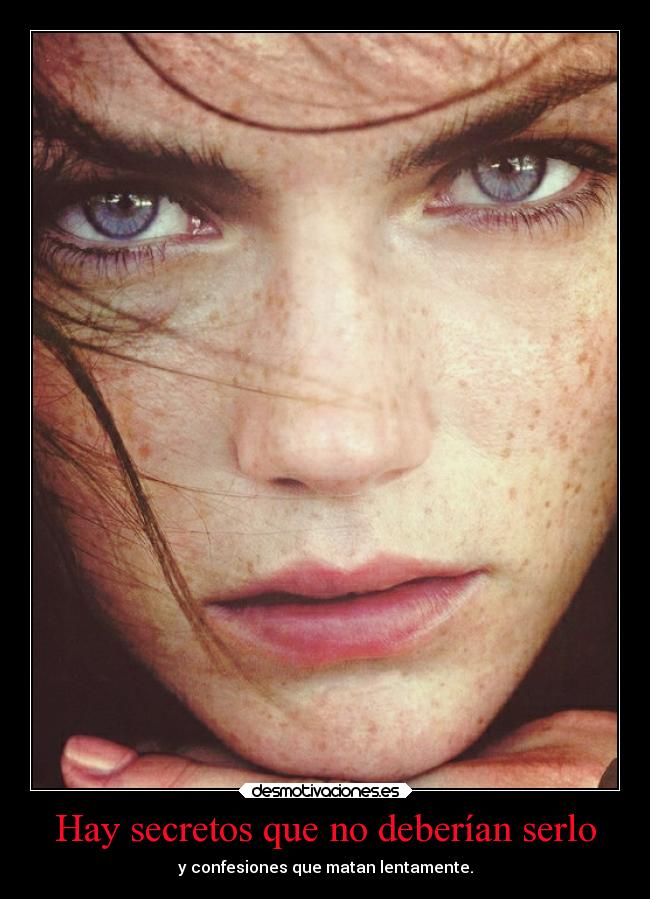 Hay secretos que no deberían serlo -