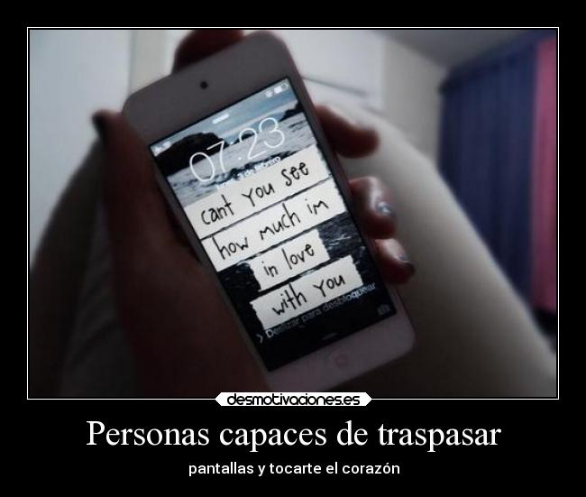 Personas capaces de traspasar - 