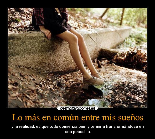 carteles vida suenos pesadillas desmotivaciones