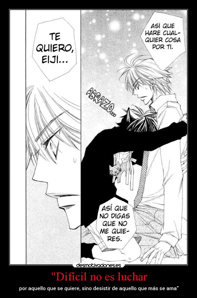 Difícil no es luchar -