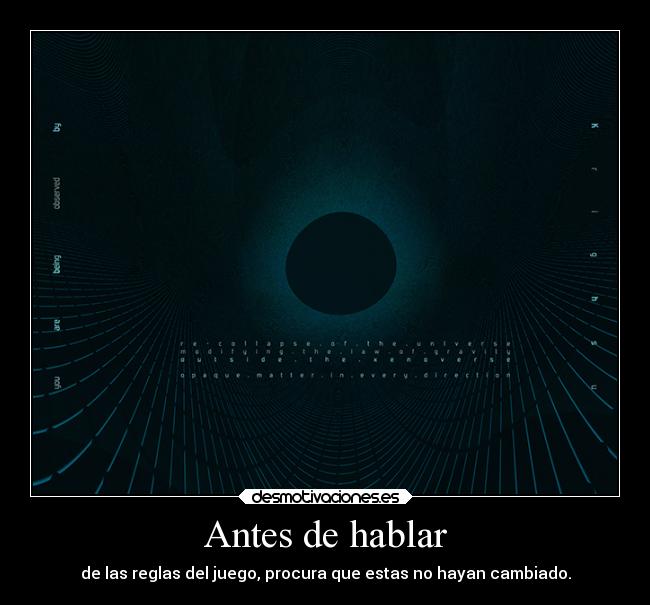 Antes de hablar - 