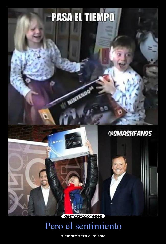 Pero el sentimiento -