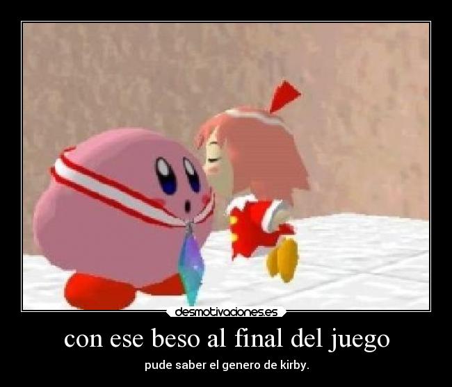 con ese beso al final del juego - 