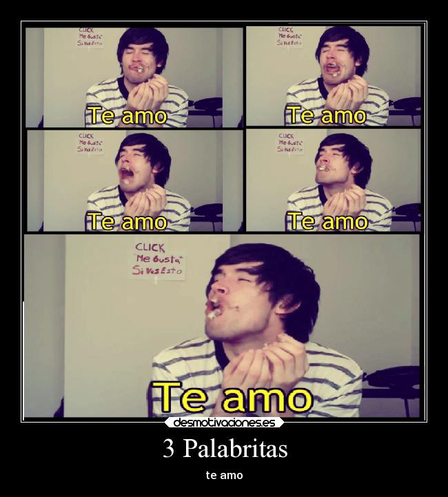 3 Palabritas - te amo