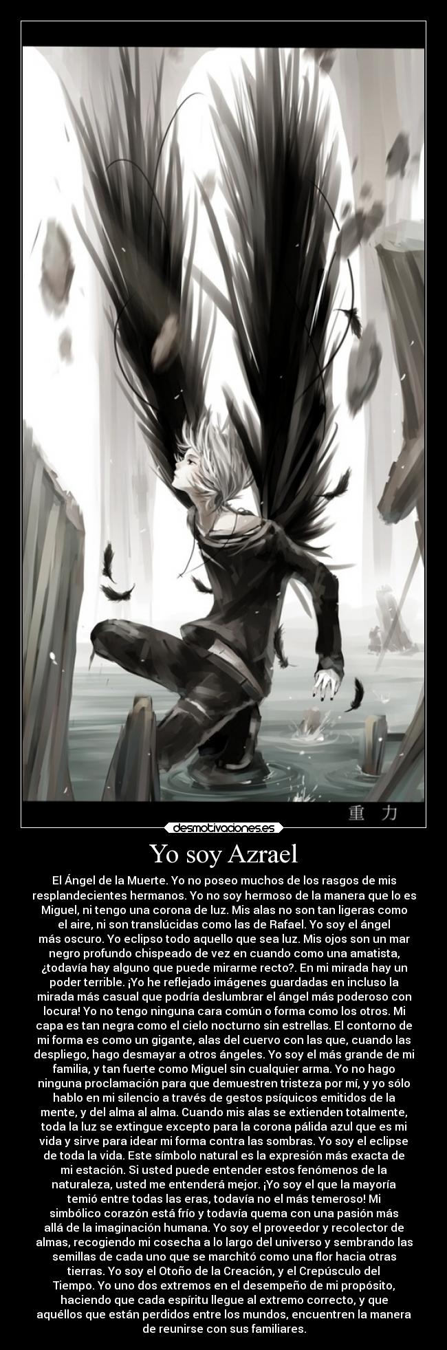 Yo soy Azrael -