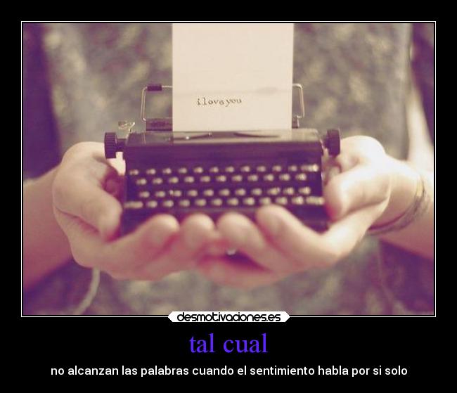 tal cual -