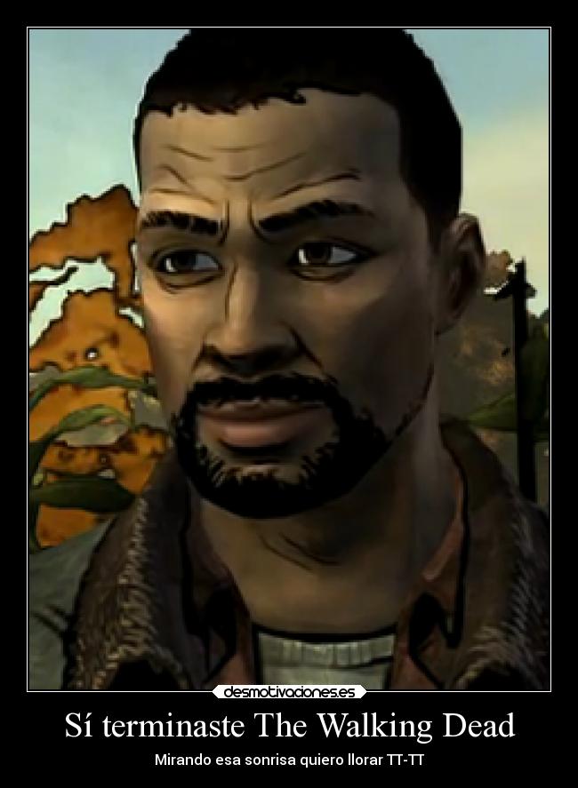 Sí terminaste The Walking Dead - Mirando esa sonrisa quiero llorar TT-TT