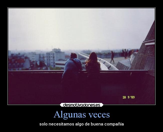Algunas veces -