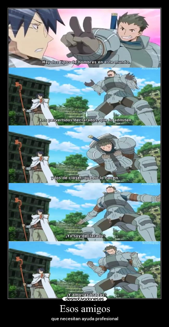 Esos amigos - que necesitan ayuda profesional