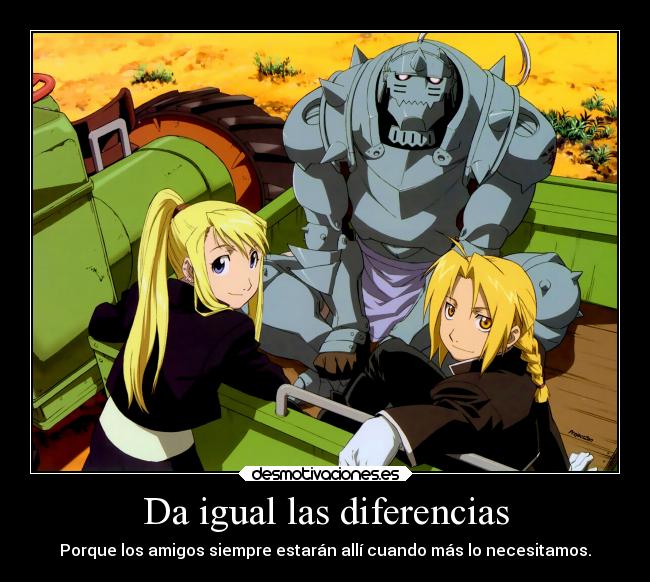 Da igual las diferencias -