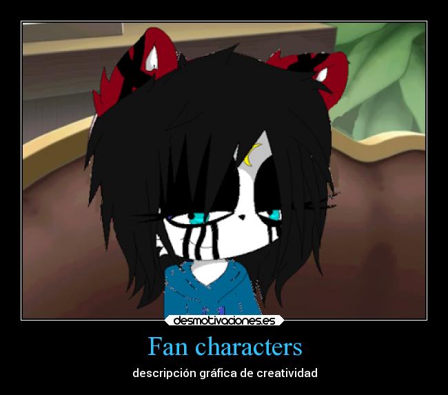 Fan characters - descripción gráfica de creatividad