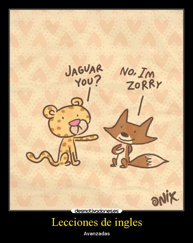 Lecciones de ingles -