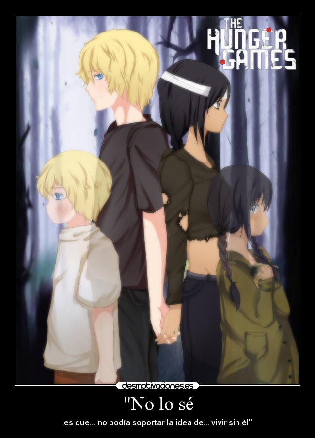 carteles amistad amor kaniss peeta losjuegosdelhambre ljdh katnisseverden peetamellark hermoso desmotivaciones