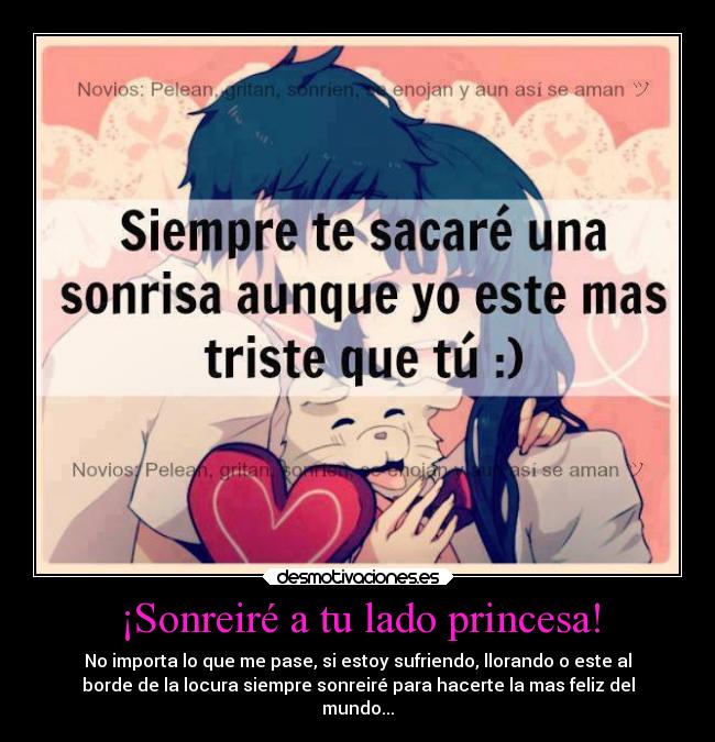 ¡Sonreiré a tu lado princesa! - 