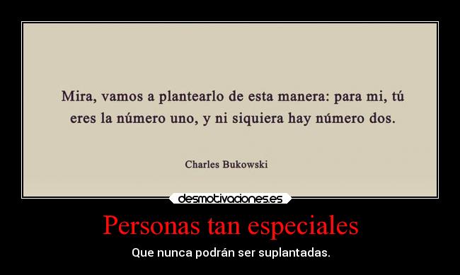 Personas tan especiales - 