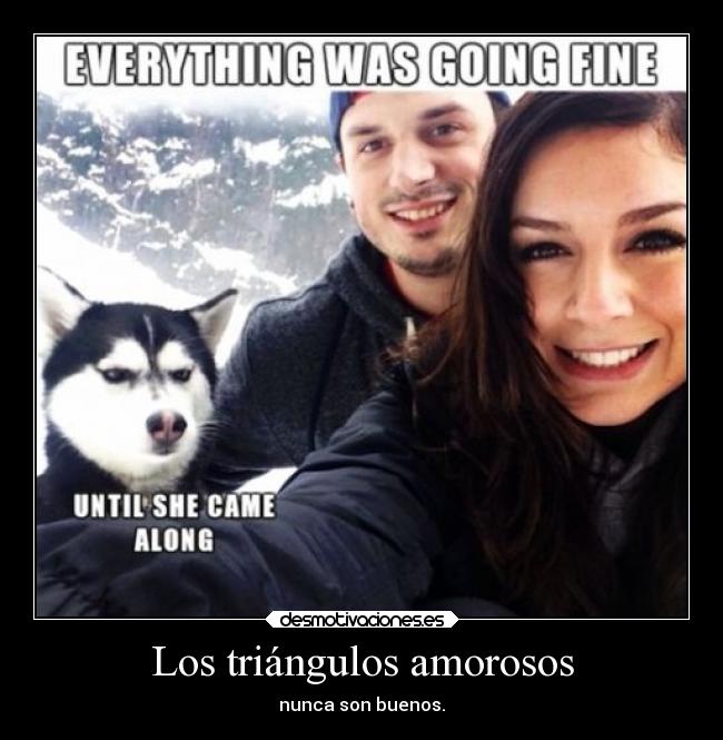 Los triángulos amorosos -