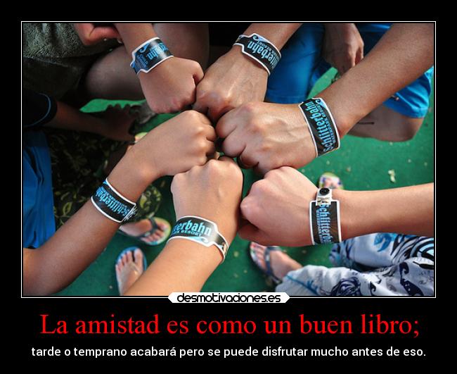 carteles amistad vida amigos amistad colegas libros disfrutar desmotivaciones