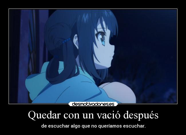 carteles amor anime nagi asukara kaname quedar con vacio despues desmotivaciones