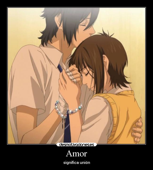 carteles amor anime desmotivaciones