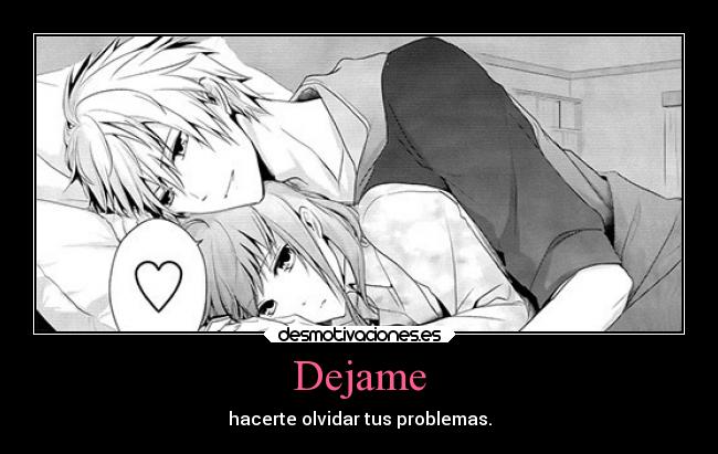 carteles amor anime amnesia toma heroine abrazo desmotivaciones