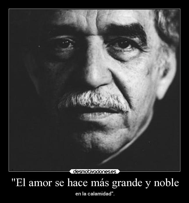 El amor se hace más grande y noble -