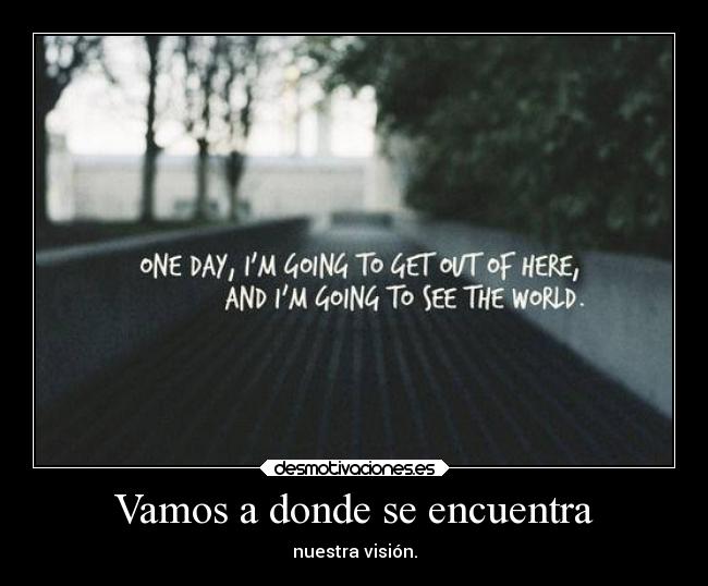 Vamos a donde se encuentra -