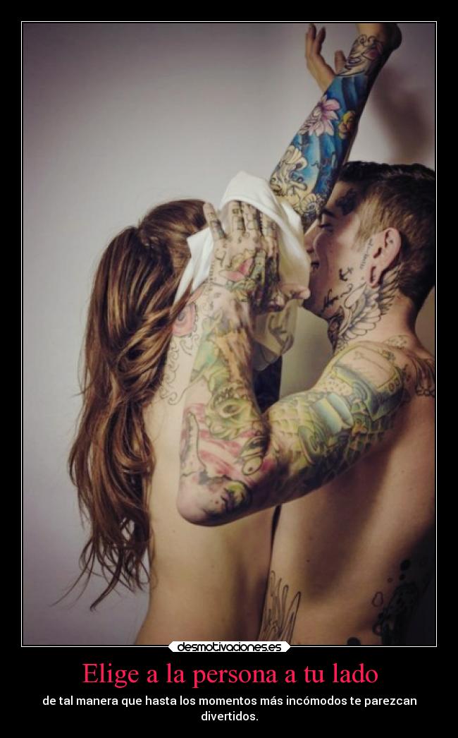 Elige a la persona a tu lado -