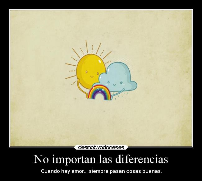 No importan las diferencias - 