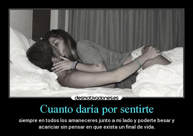 Cuanto daría por sentirte -