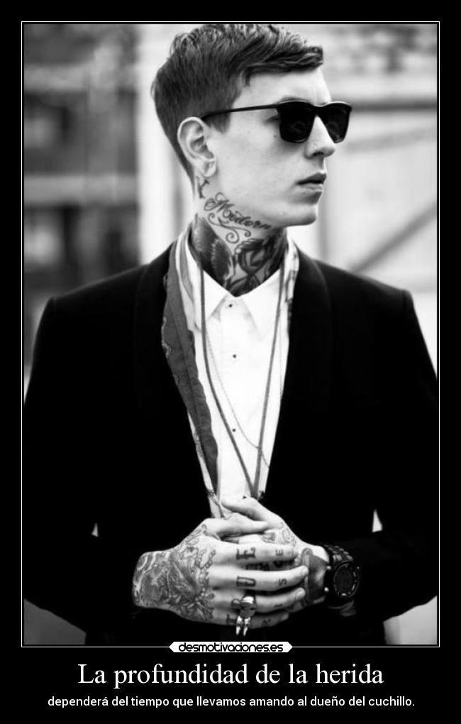 La profundidad de la herida - dependerá del tiempo que llevamos amando al dueño del cuchillo.