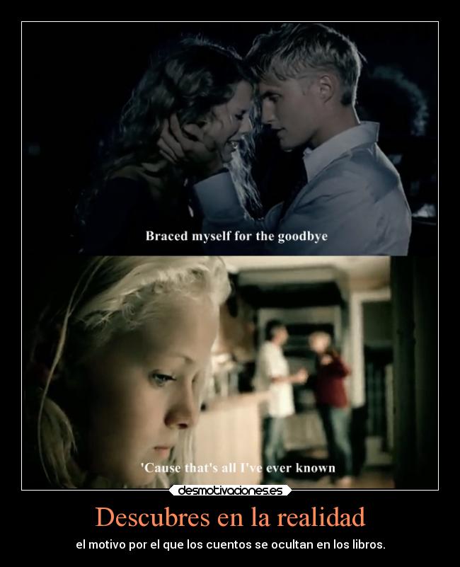 Descubres en la realidad -