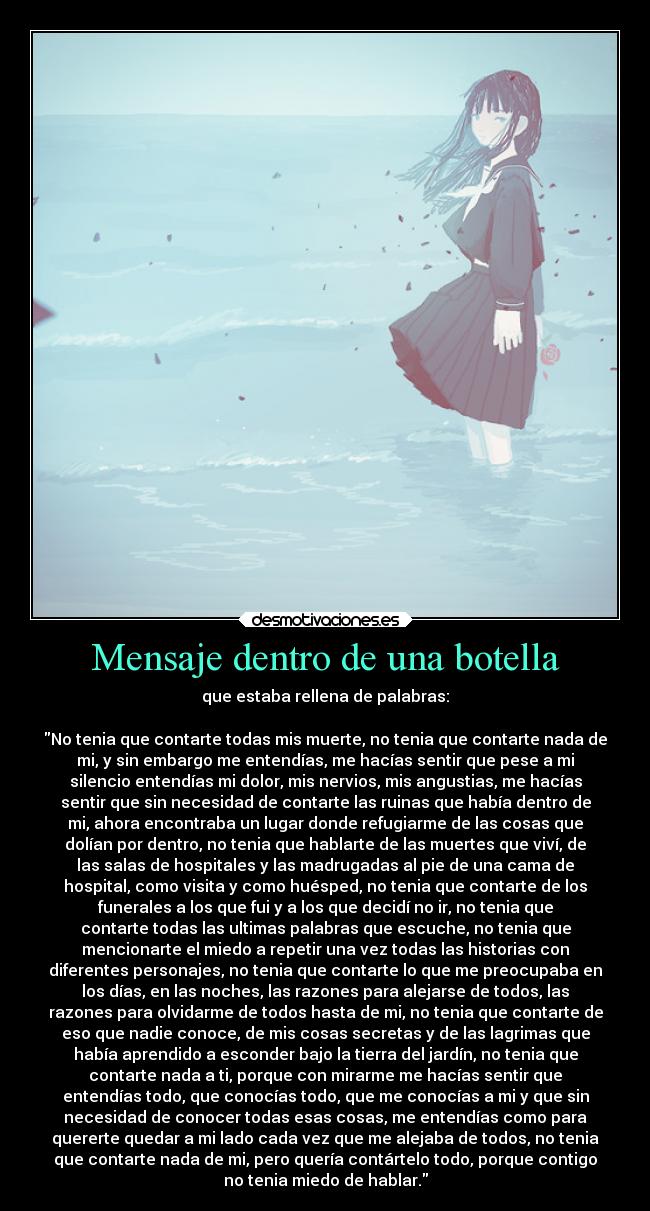 Mensaje dentro de una botella - 