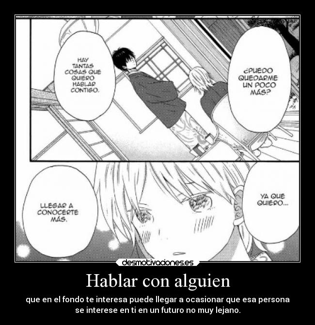 Hablar con alguien -