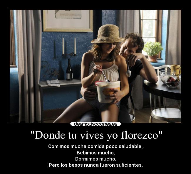 carteles amor odd thomas movie escena let her desmotivaciones