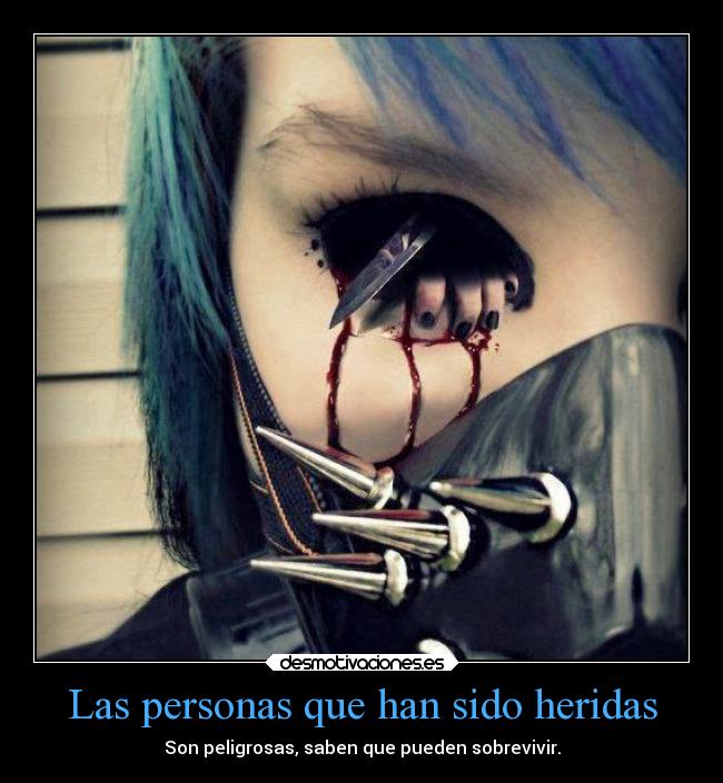 Las personas que han sido heridas - 