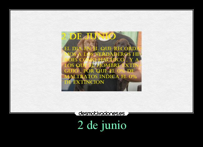 2 de junio -