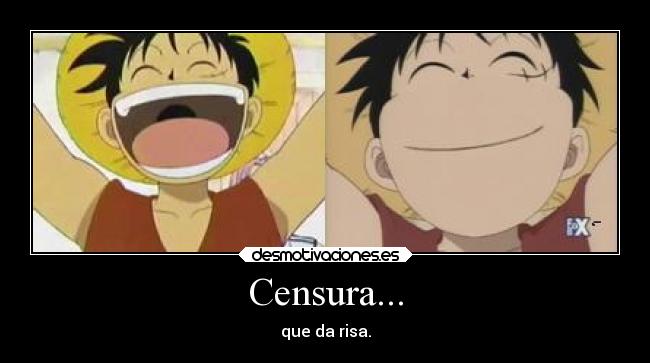 Censura... - que da risa.