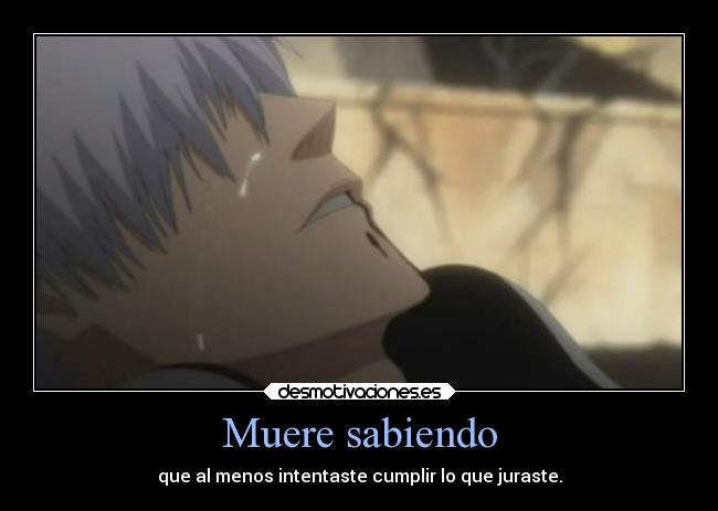Muere sabiendo -