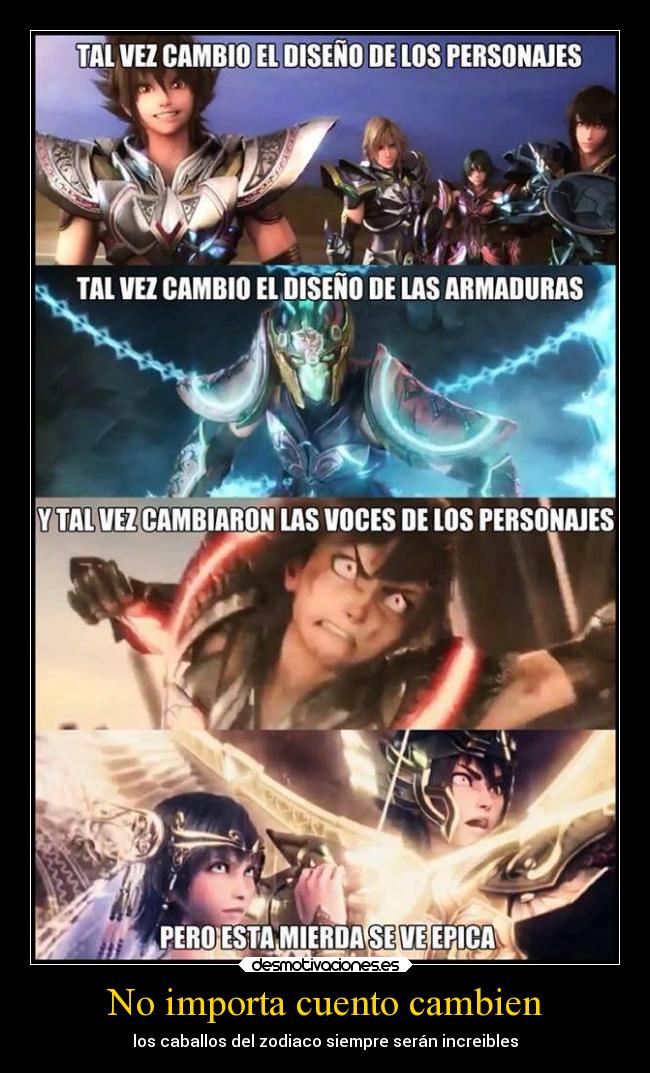 No importa cuento cambien -