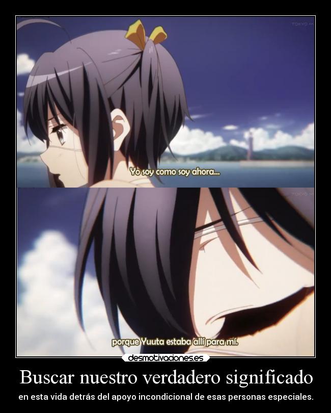carteles anime chuunibyoudemokoigashitairen personas especiales doni desmotivaciones