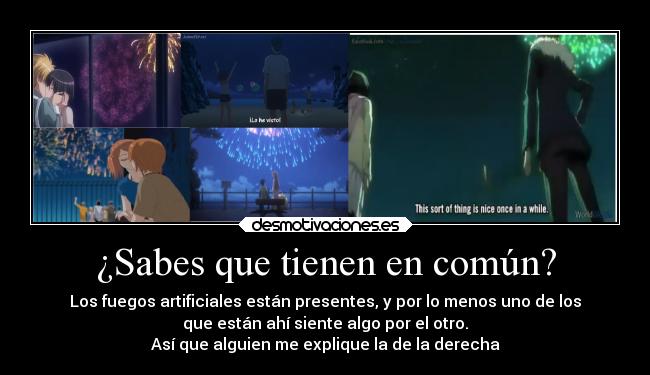 ¿Sabes que tienen en común? -